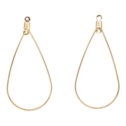 10 paires de supports de boucle d’oreille à personnalisé en acier inoxydable (2 tailles disponible) (Attache acier vendus séparément)