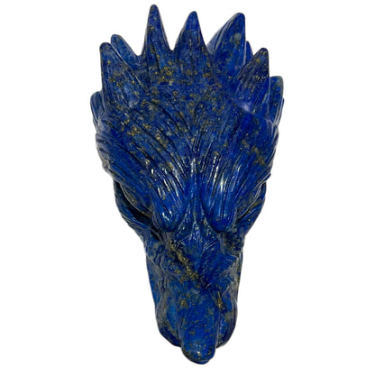 Tete de Loup en Lapis-lazuli pièce unique 12x7x7cm numéro TL1