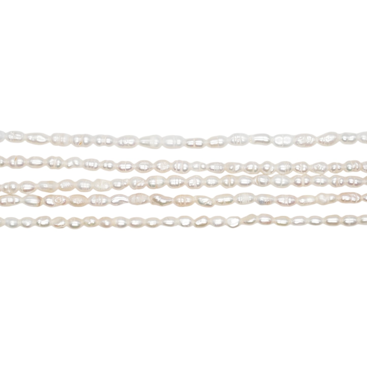 Fil de perle d’eau douce 3-4mm [18]