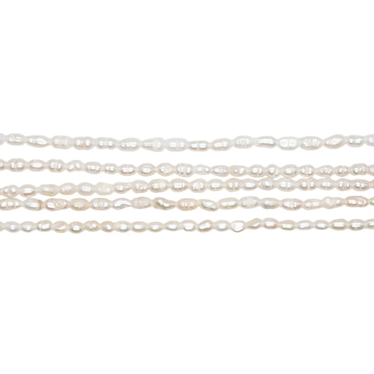 Fil de perle d’eau douce 3-4mm [18]