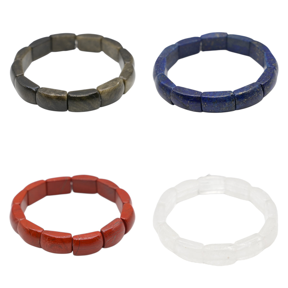 Bracelet à 2 trous AA+ 11x17 mm (27 pierres disponible) #8 RESTOCK
