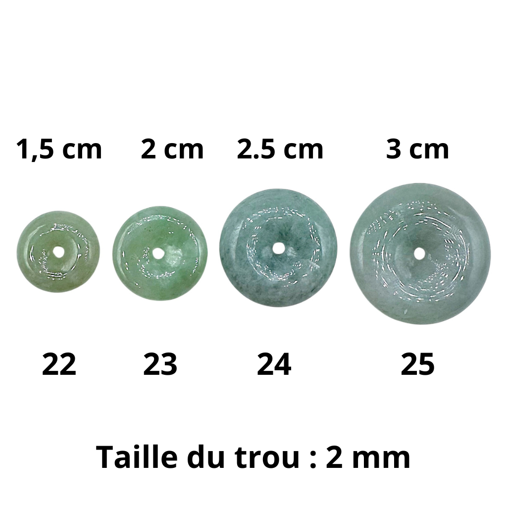 Donut en pierre naturelle (35 pierres différentes)