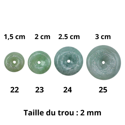 Donut en pierre naturelle (35 pierres différentes)