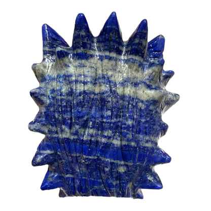 Tête de Loup en Lapis-lazuli pièce unique 13x9x7,5 numéro TL2