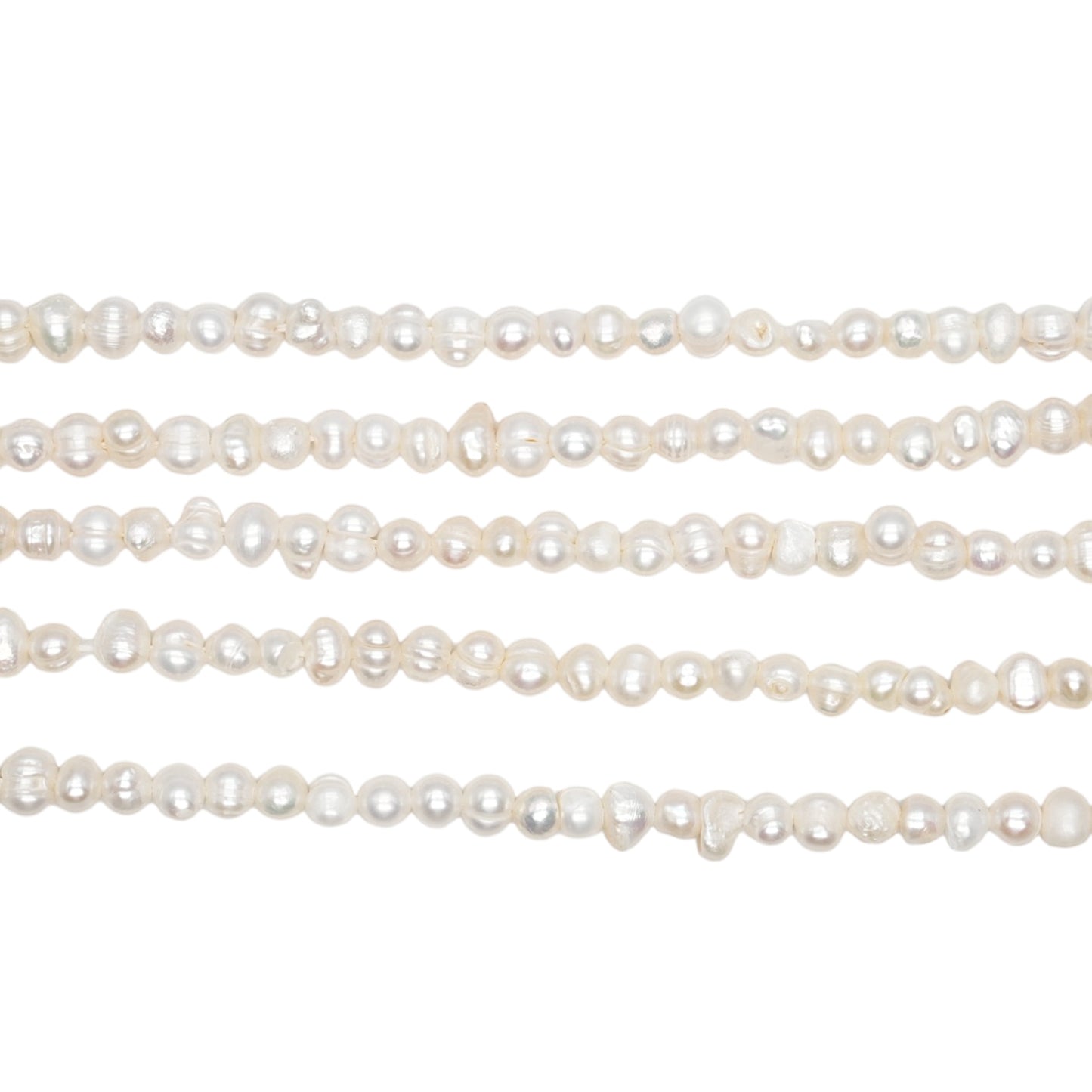 Fil de perle d’eau douce 4-6 mm [40]