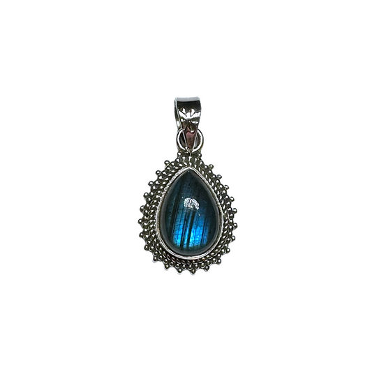 Pendentif argent & Labradorite