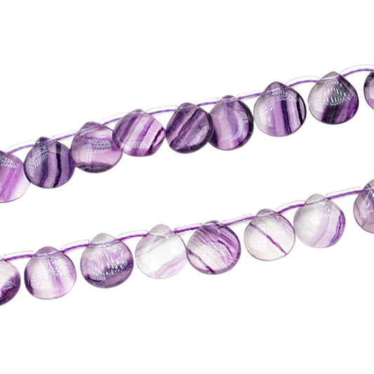 Fil de perle Goutte forme poire 10 mm (2 pierres naturelles disponible)