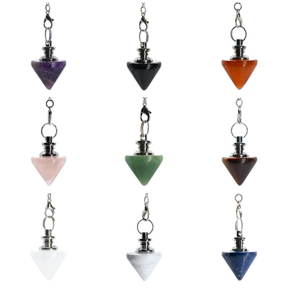 Pendule forme toupie (10 pierres disponible)