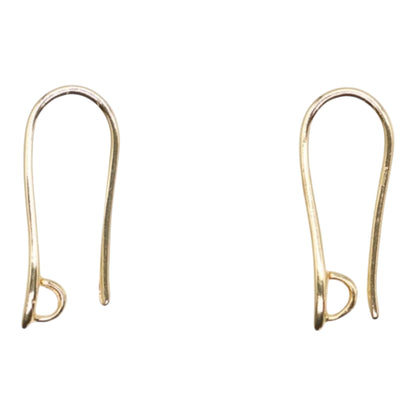 10 paires d’attache crochet  CA 78 D pour boucle d’oreille en acier inoxydable doré 2x1 cm