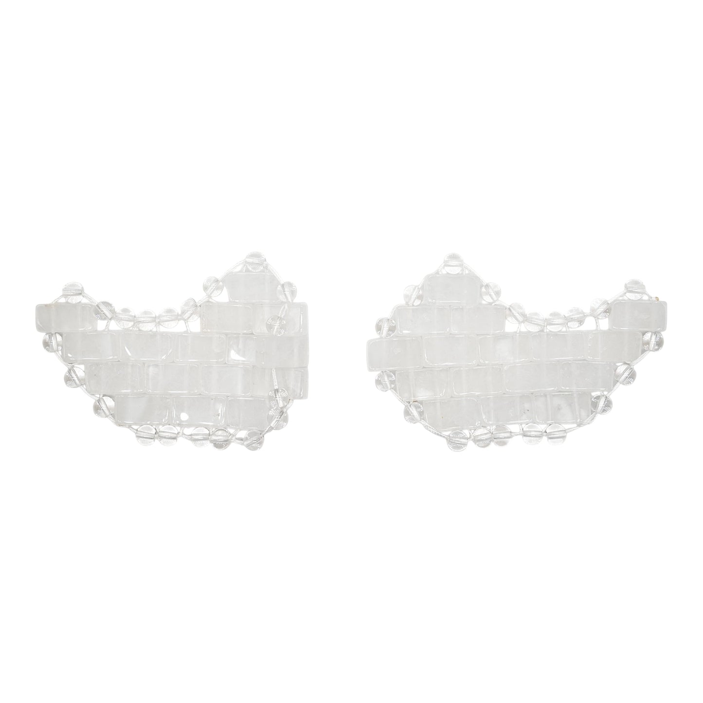 Un lot de 2 Patchs pour contour des yeux en Cristal de roche