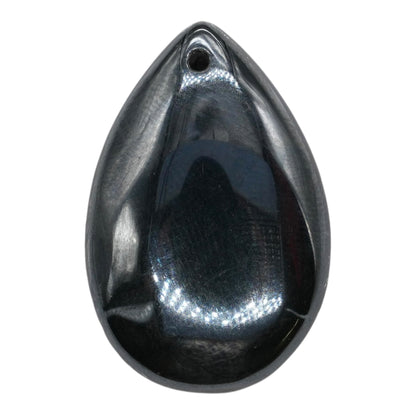 Pendentif Terahertz forme goutte percé devant