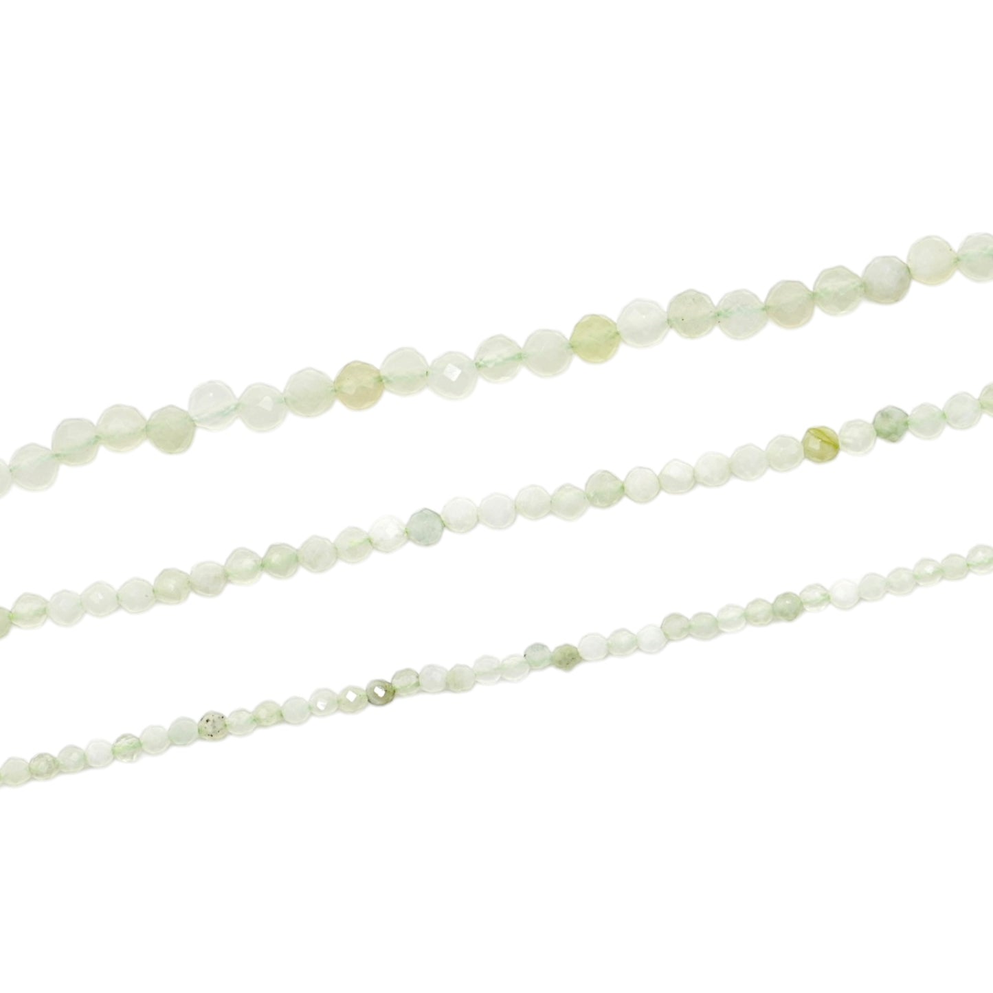 Fil de perles facettées Jade de Chine A
