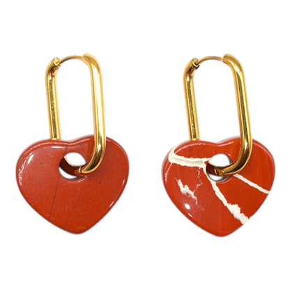 Lot de 2 charm’s Coeur pour boucle d’oreille (Créole non comprise) (2 tailles disponible)