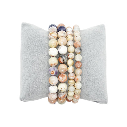 Bracelet Opale violette multicolore A+