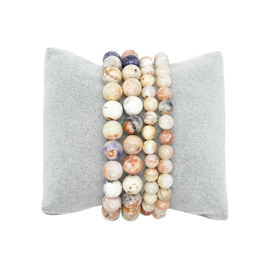 Bracelet Opale violette multicolore A+