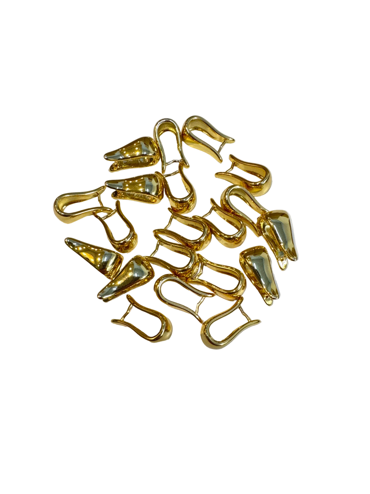 Lot of 20 thick pendant bails K 933