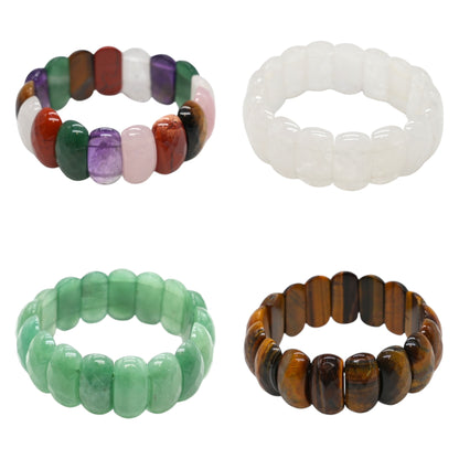 Bracelet facetté AA+ 13x25 mm (8 pierres disponible) #10