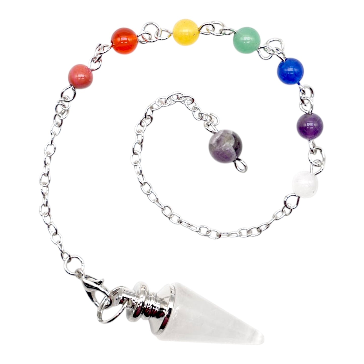 Pendule forme petit cone (11 pierres disponible)