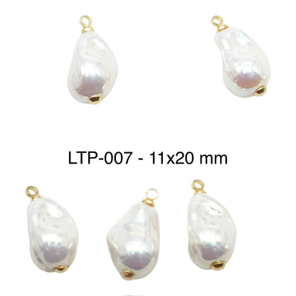 5 Gold-Plated Stainless Steel Charms/Pendants (6 models available)