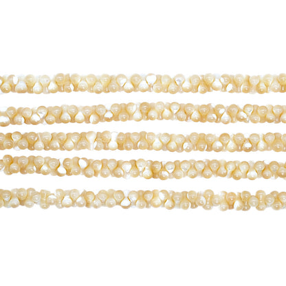 Gold mother-of-pearl thread 6x6 mm