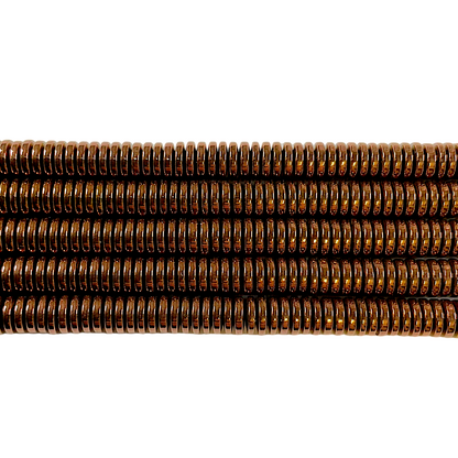 Fil de perle Hématite electroplaqué bronze HEB-17