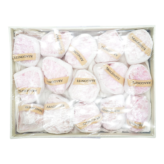 Boîte de Aragonite rose 18x14x4 cm N°34