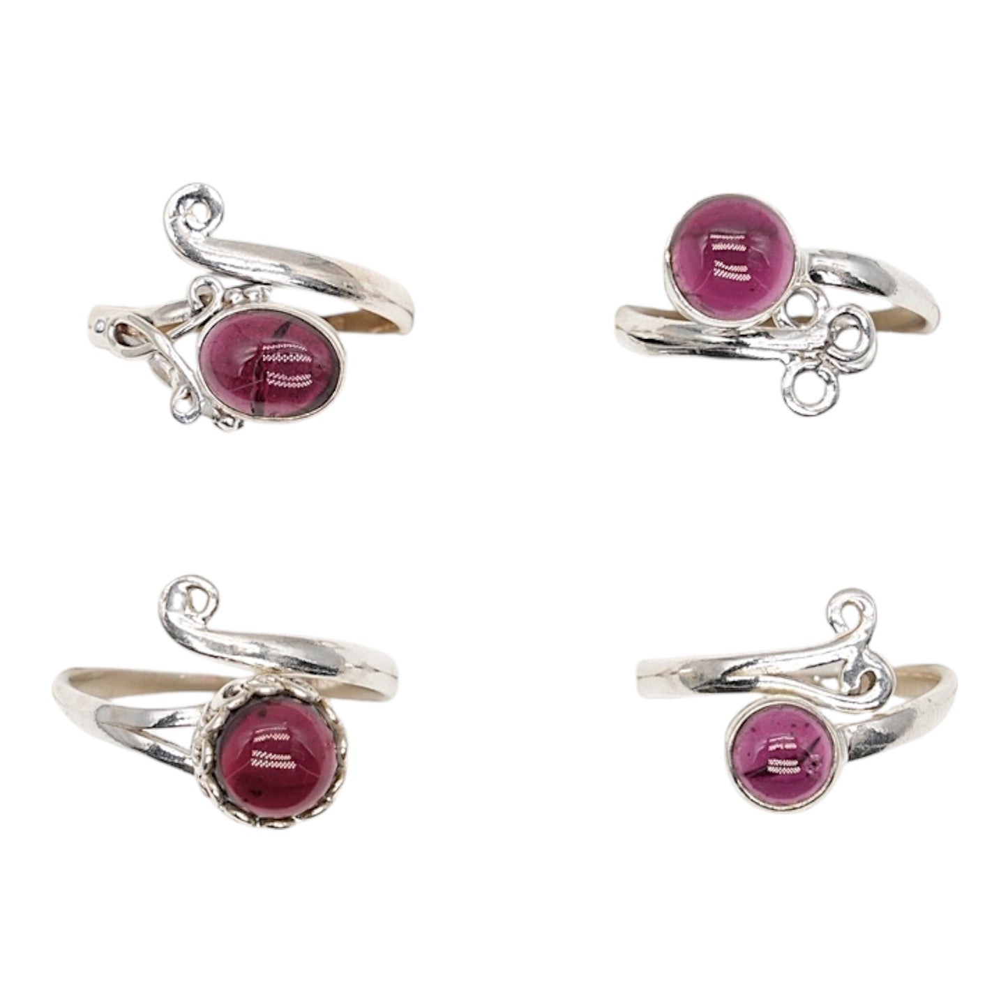 Bague réglable Grenat modèle aléatoire