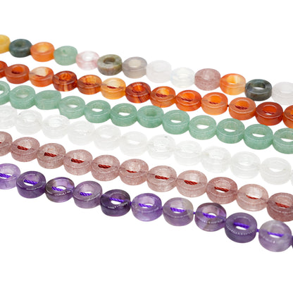 Fil de donut plat référence 40 — 10 mm (6 pierres disponible)
