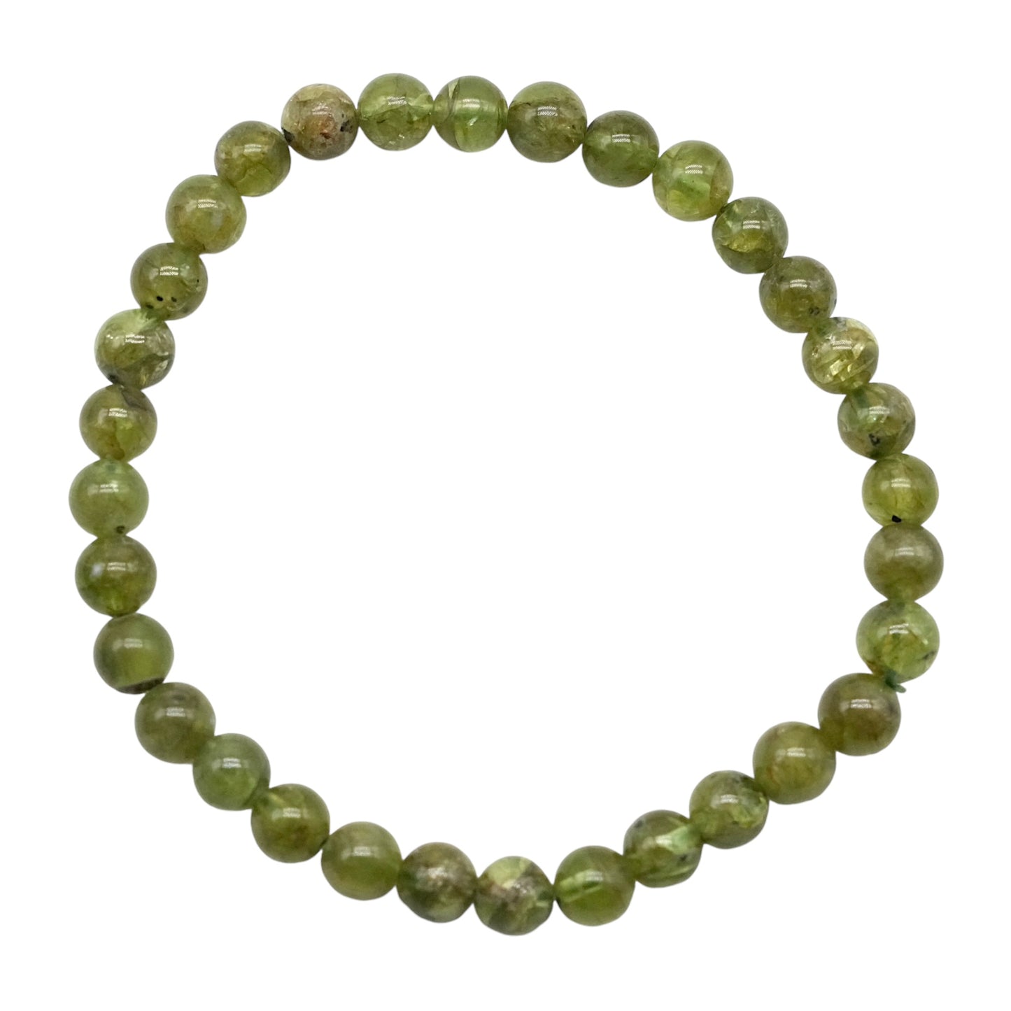 Bracelet Peridot A+ 6 mm