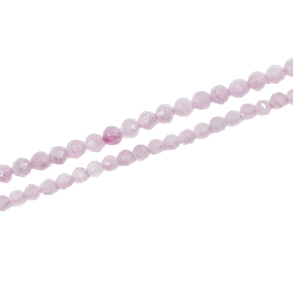 Fil de perles facettées Kunzite AAA