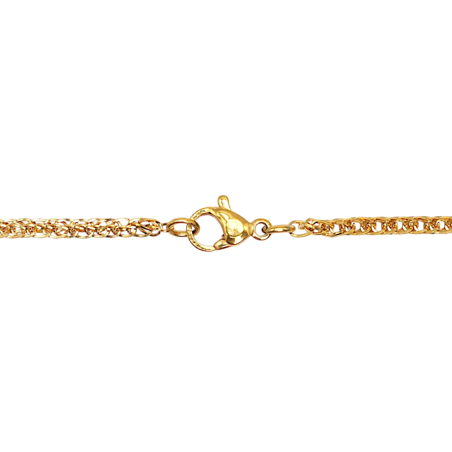 10 chaînes en acier inoxydable dorée modèle 17