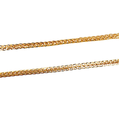 10 chaînes en acier inoxydable dorée modèle 17