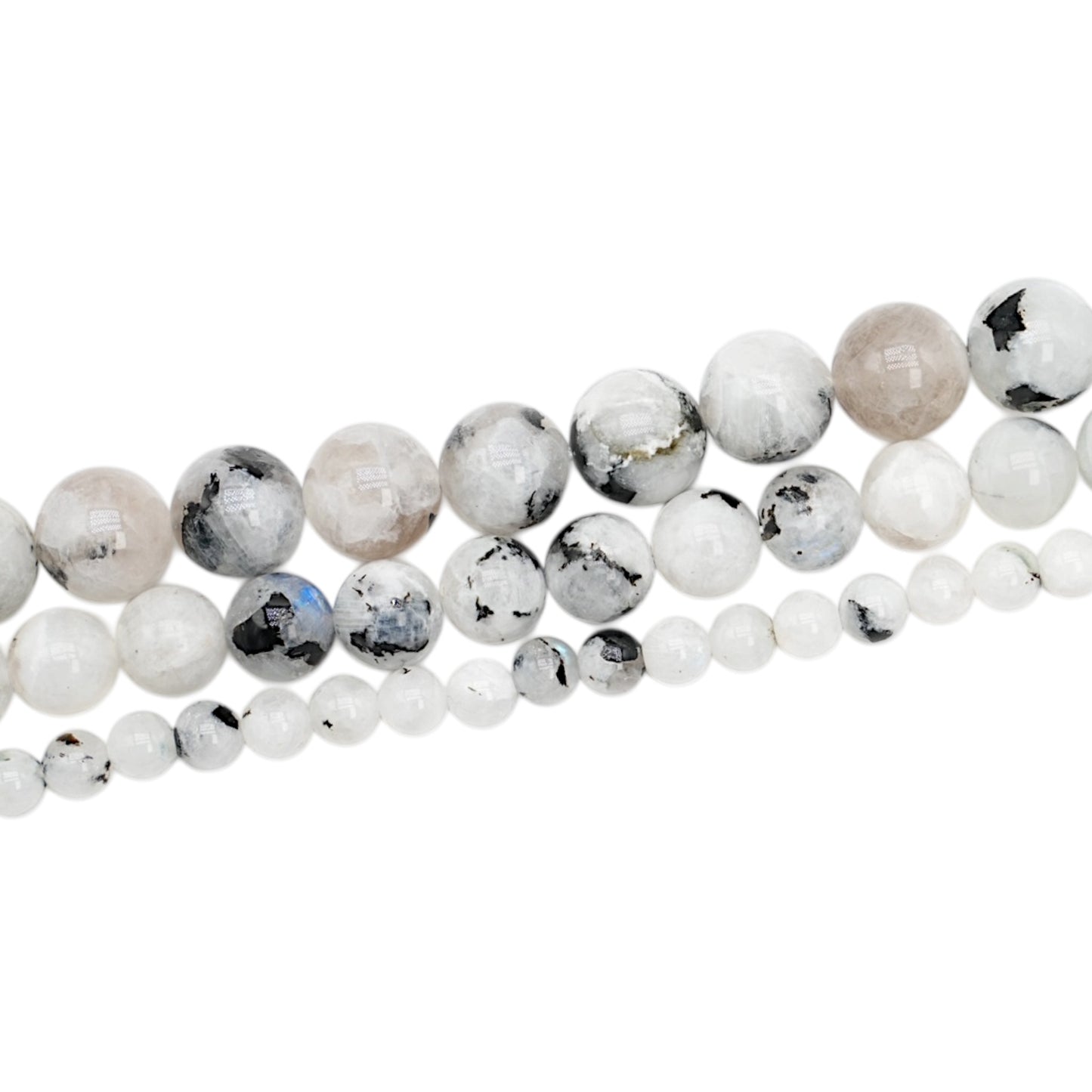 Fil de perle Labradorite blanche A