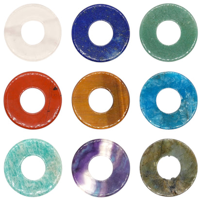 Lot de 2 charm’s Donut pour boucle d’oreille (Créole non comprise) (2 tailles disponible)