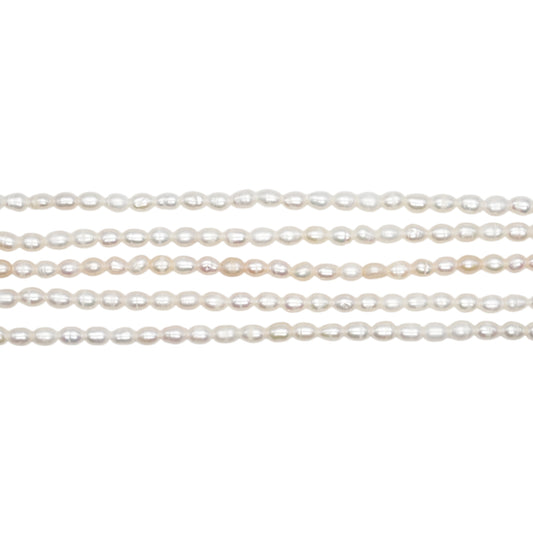 Fil de perle d’eau douce 3-4mm [17]