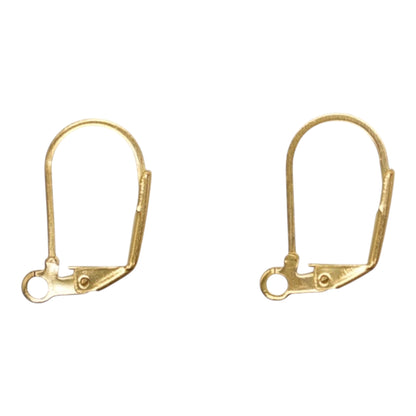 20 paires d’attache dormeuse BC D-04 pour boucle d’oreille en acier inoxydable doré 1.8x1 cm