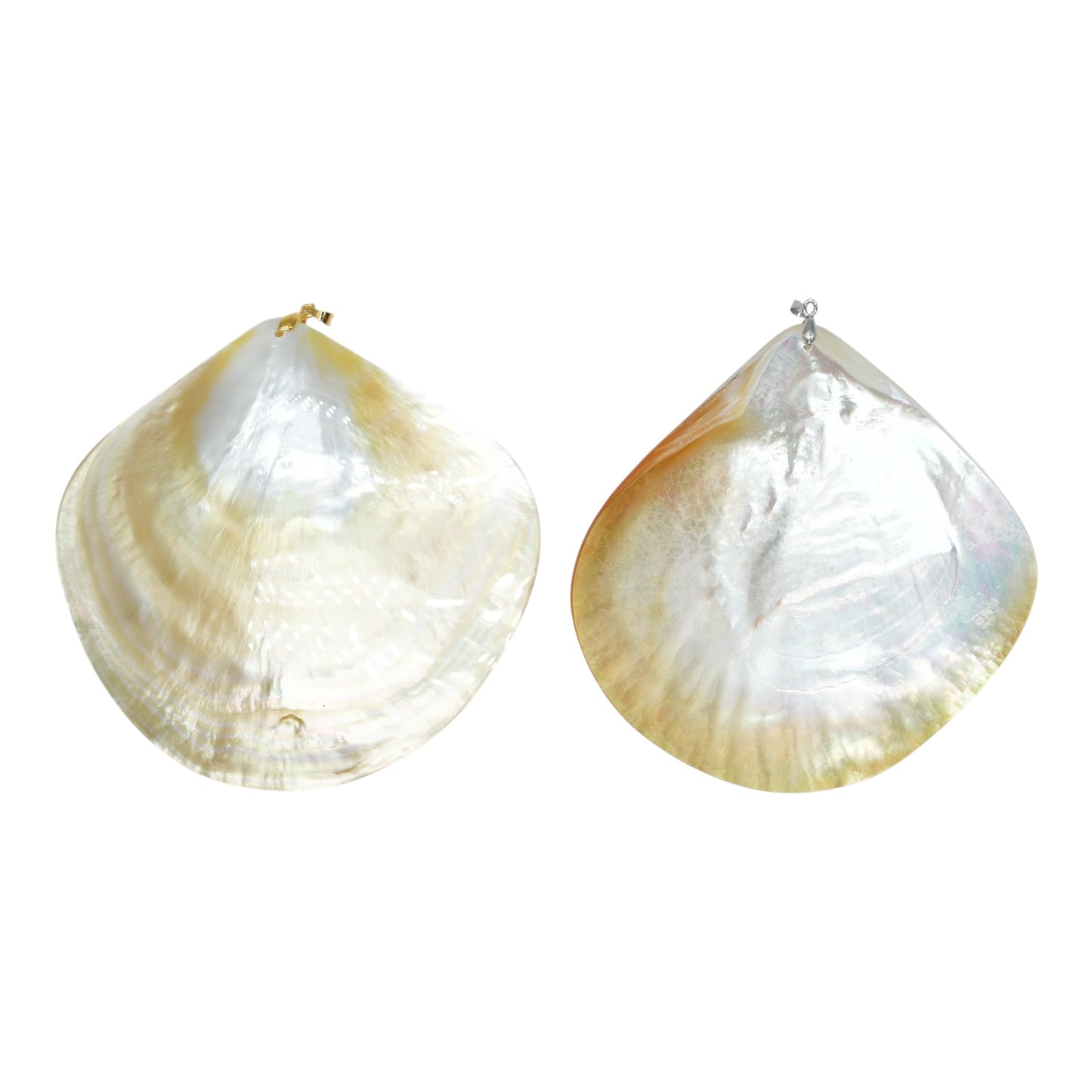 Pendentif Feuille nacre 10.5x10.5 cm