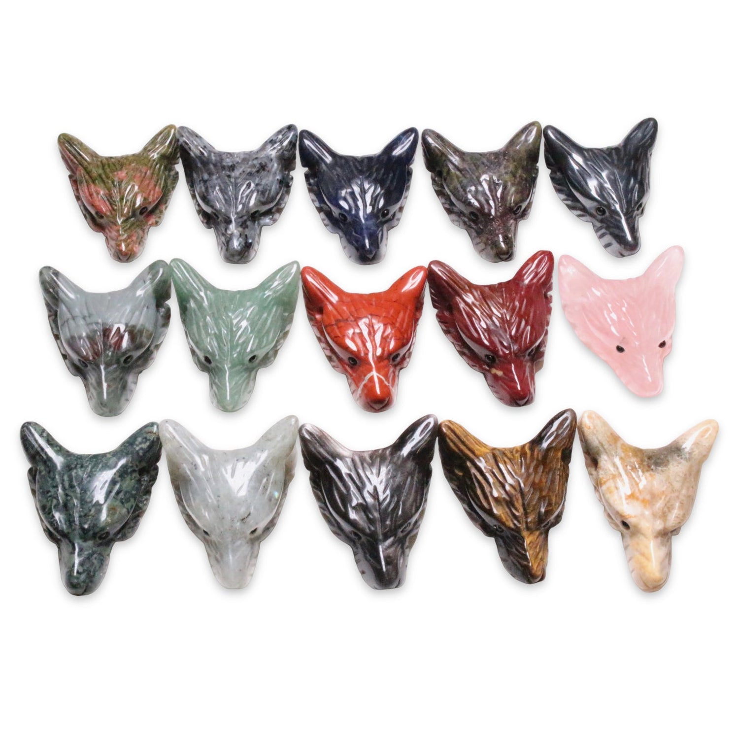 Pendentif tête de loup percé sur le côté - Foliesbijoux