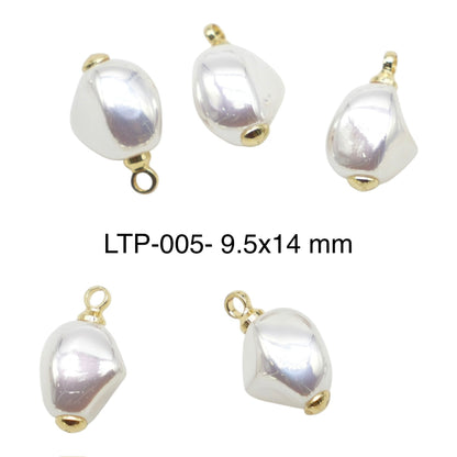 5 Gold-Plated Stainless Steel Charms/Pendants (6 models available)