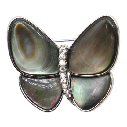 Broche nacre Papillon 3x3 cm