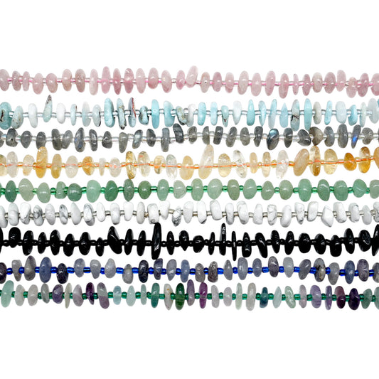 Fil de pierre baroque 5x12 mm (27 pierres disponibles)