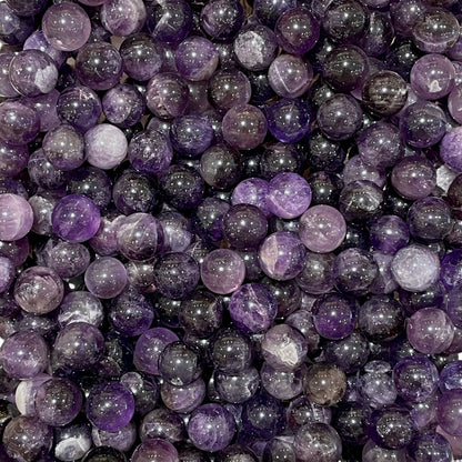 Boule 14 mm améthyste non percé - Foliesbijoux