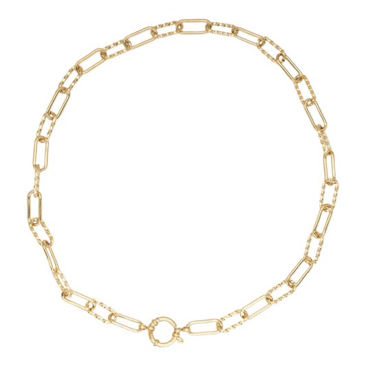 Chaîne de collier fermoir boué en acier inoxydable CHD-15