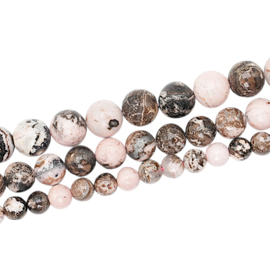 Fil de perle Rhodonite d’Afrique