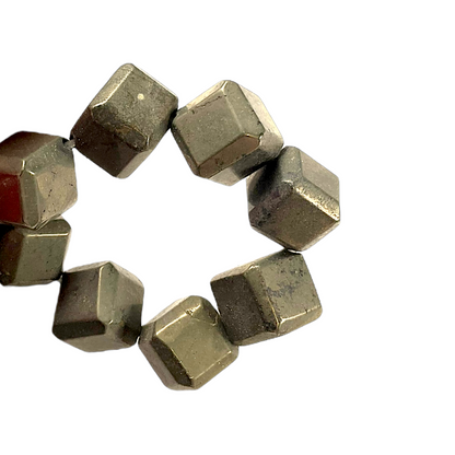 Fil de perle pyrite 8 mm P-6 A