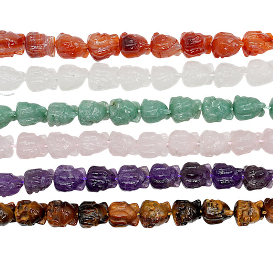 Fox Kitsune 9-tailed pearl thread 10 mm reference 64 (6 stones available) (Symbol of prosperity & negative protection)