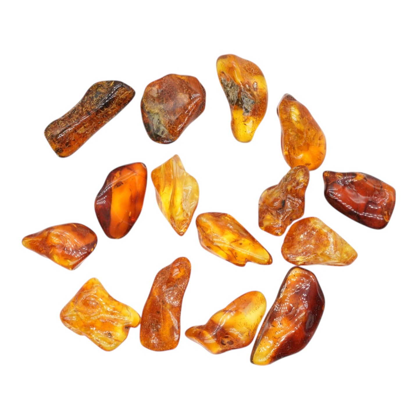 Pierres en vrac en Ambre baltique