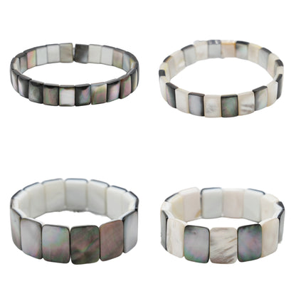 Bracelet à 2 trous nacre AA+ (4 modèles disponibles)