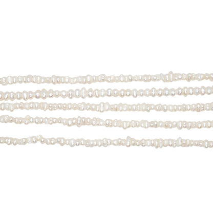 Fil de perle d’eau douce 3-4.5 mm [27]