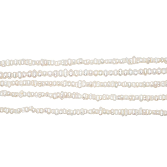 Fil de perle d’eau douce 3-4.5 mm [27]